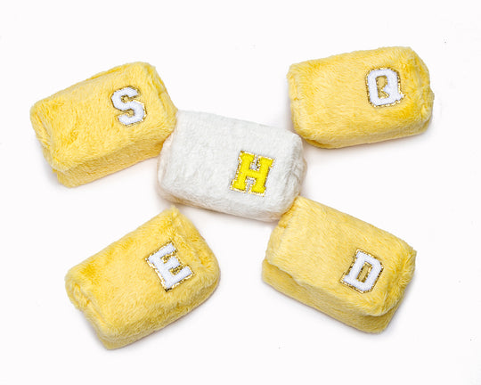 Fluffy Custom Make Up Bags Bridesmaid Gifts