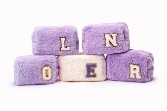 Fluffy Custom Make Up Bags Bridesmaid Gifts