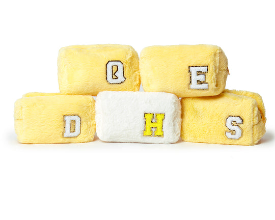 Fluffy Custom Make Up Bags Bridesmaid Gifts