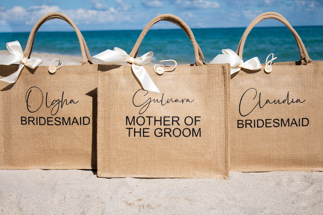 Personalized Mrs Bridal Tote Bag