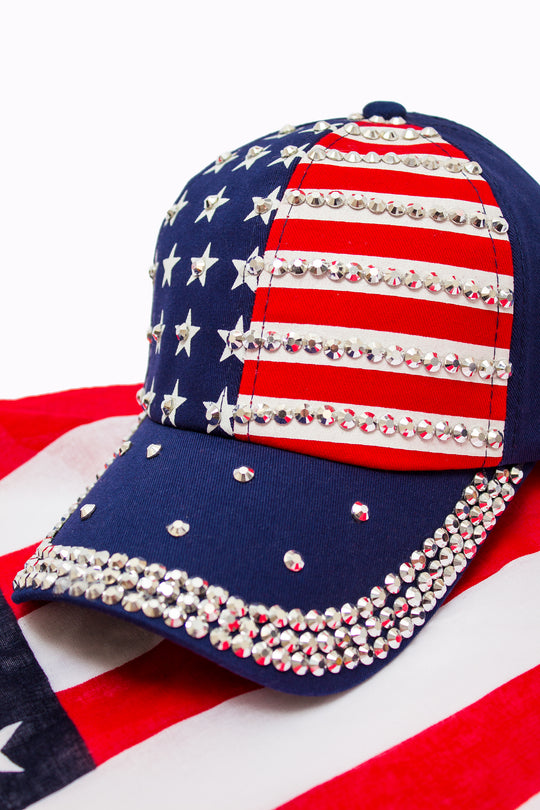 USA Glad Rhinestone Trucker Caps
