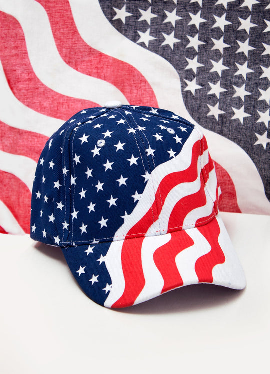 Stars America Flag Unisex Cap