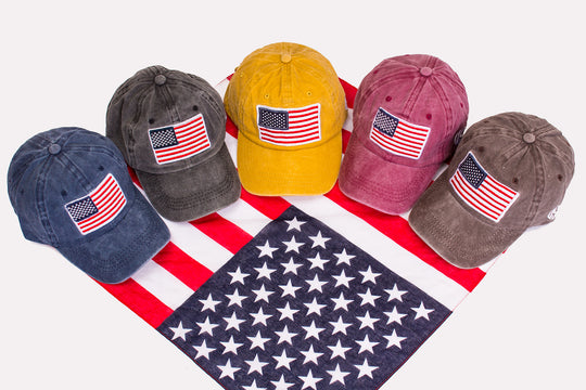 USA Flag Unisex Trucker Caps