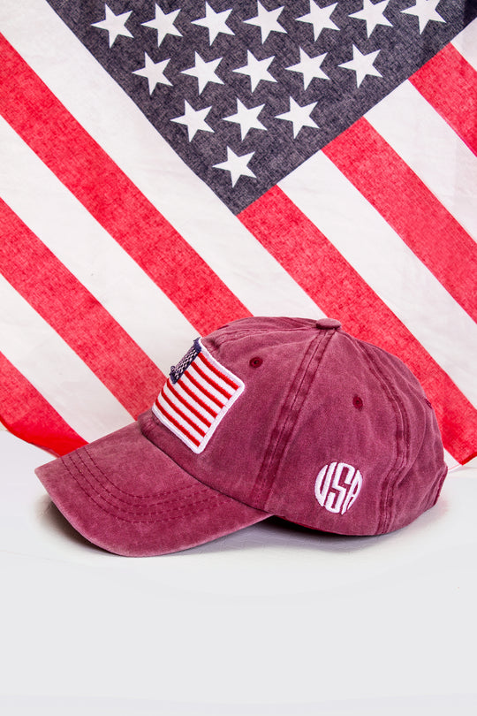 USA Flag Unisex Trucker Caps