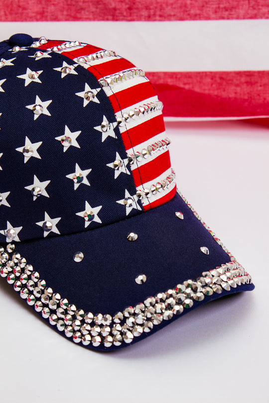 USA Glad Rhinestone Trucker Caps