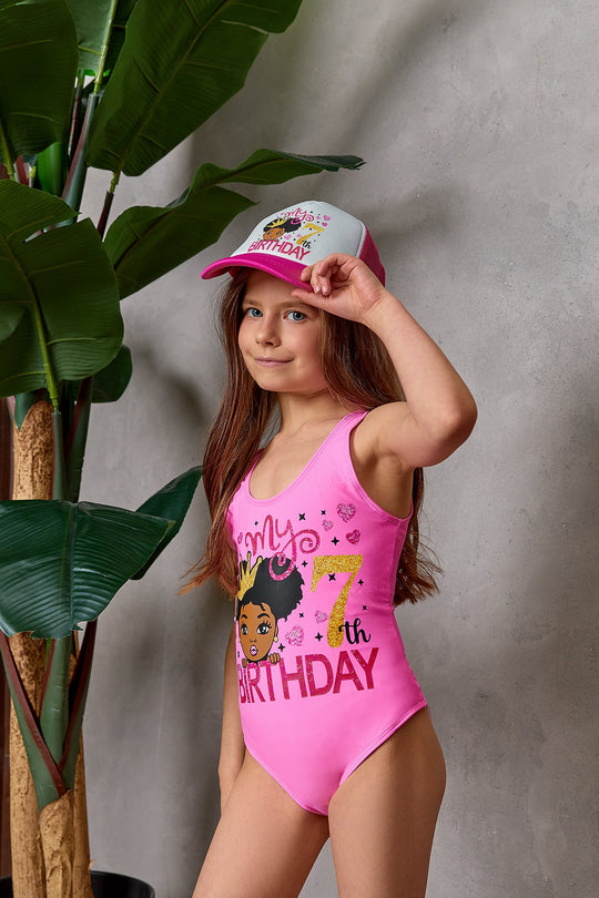 It's My Birthday Swimsuit for Kids