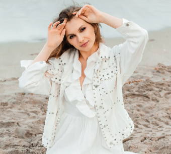 Bridal Studded Denim Jacket - Custom jackets