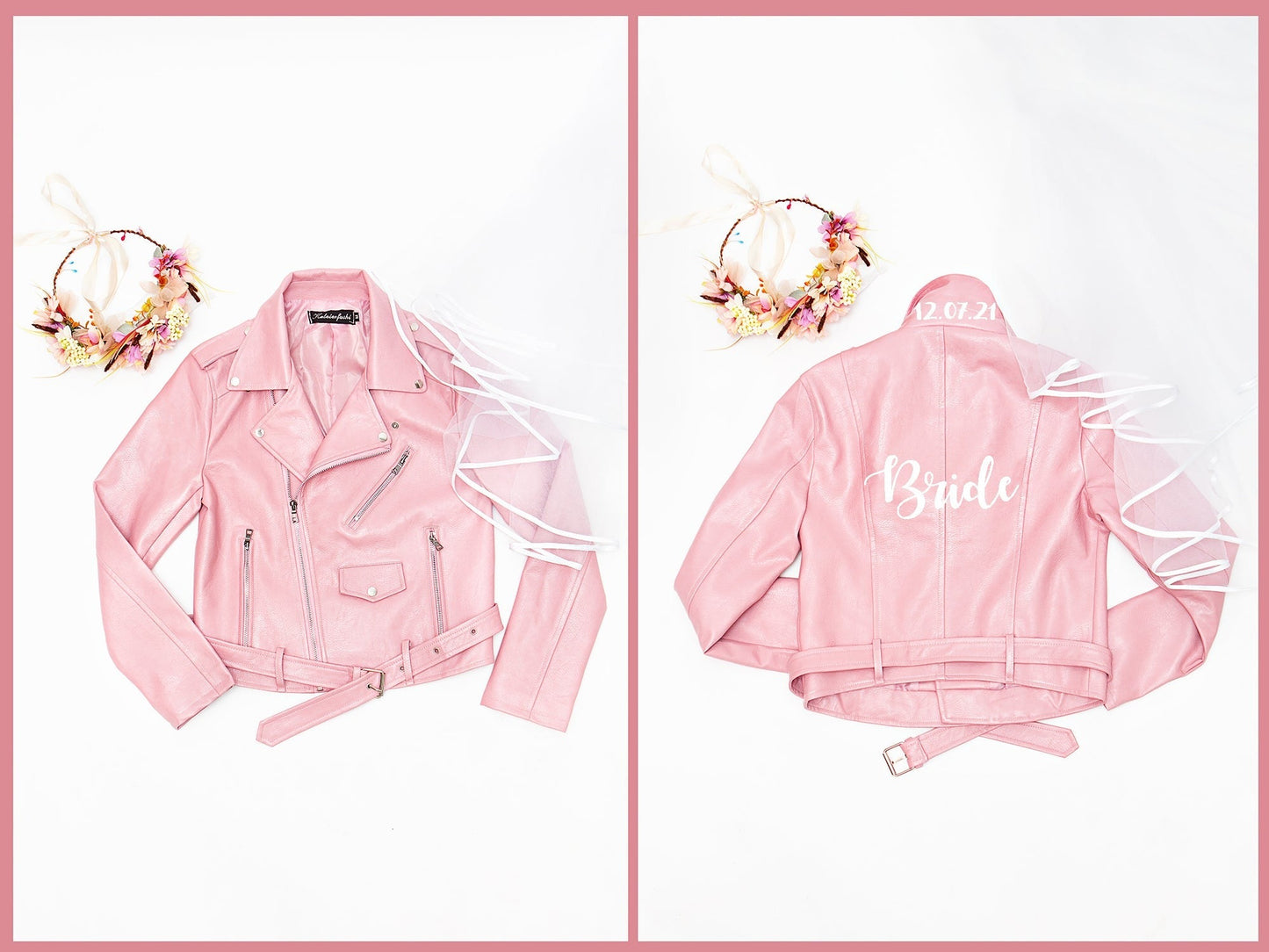 Bride Custom Leather Jacket - Custom jackets