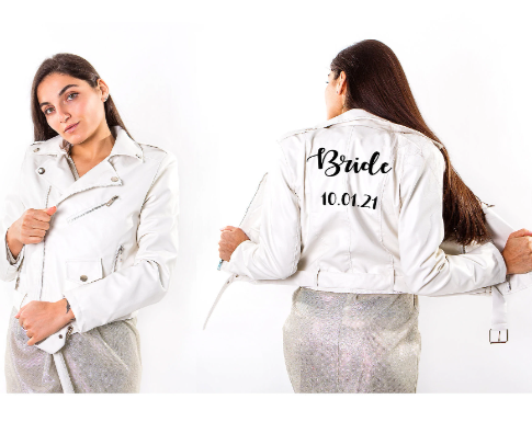 Bride Custom Leather Jacket - Custom jackets