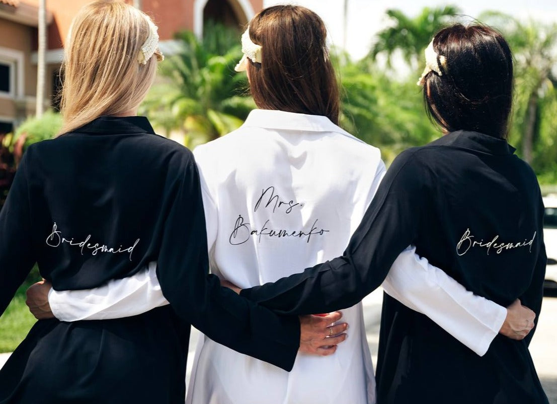 Bridesmaids Custom Beach Tunica Cotton Cover Up - Beach