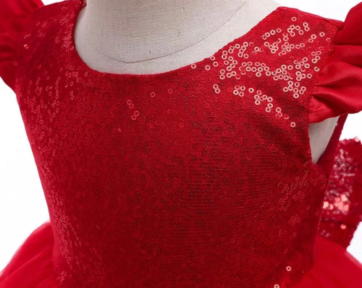 Christmas Girl Sequin Dress - Kids clothes