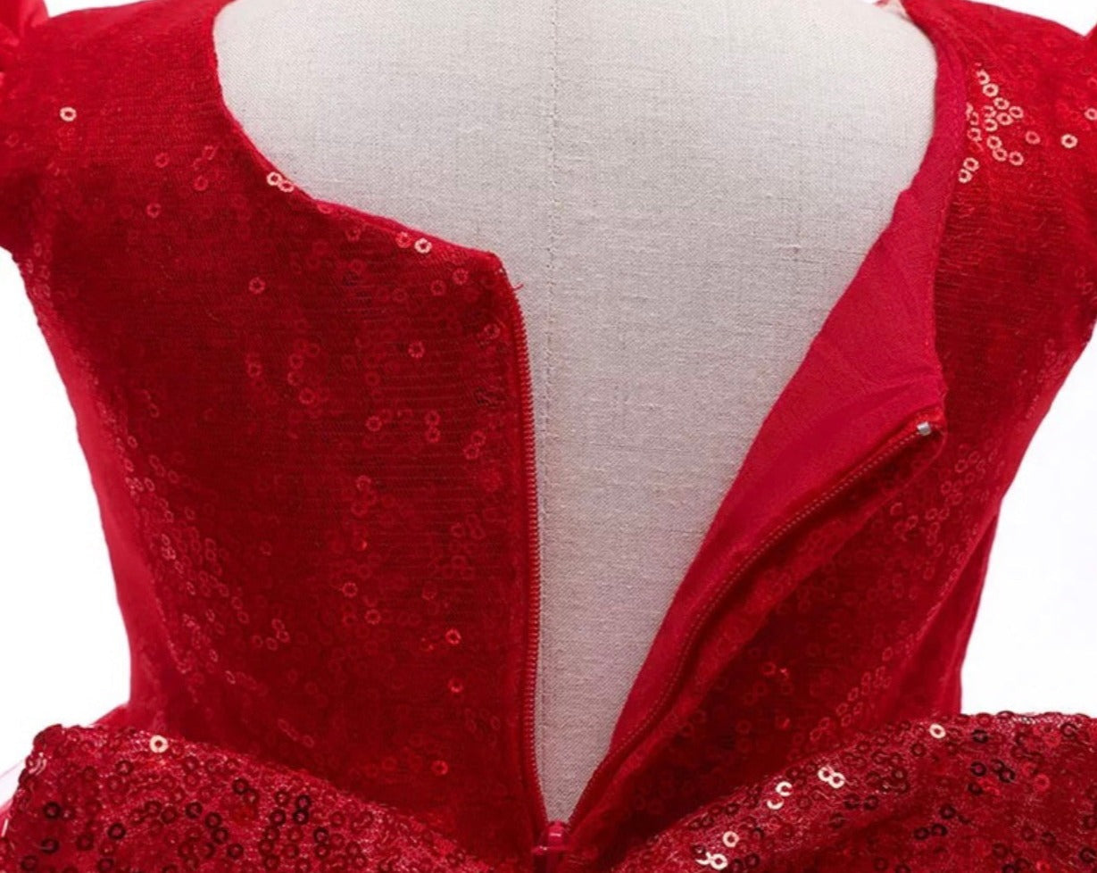 Christmas Girl Sequin Dress - Kids clothes