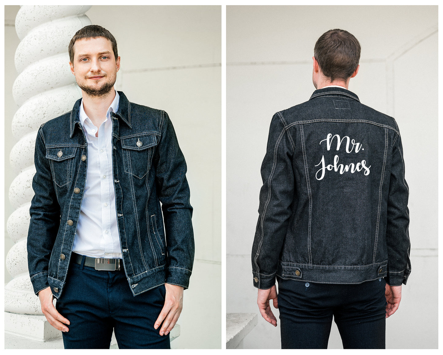 Denim Custom Couple Jackets