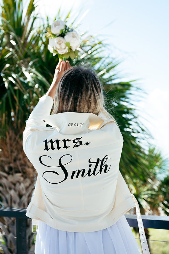 Custom Leather Mrs. Jacket Gothic Style - Custom jackets