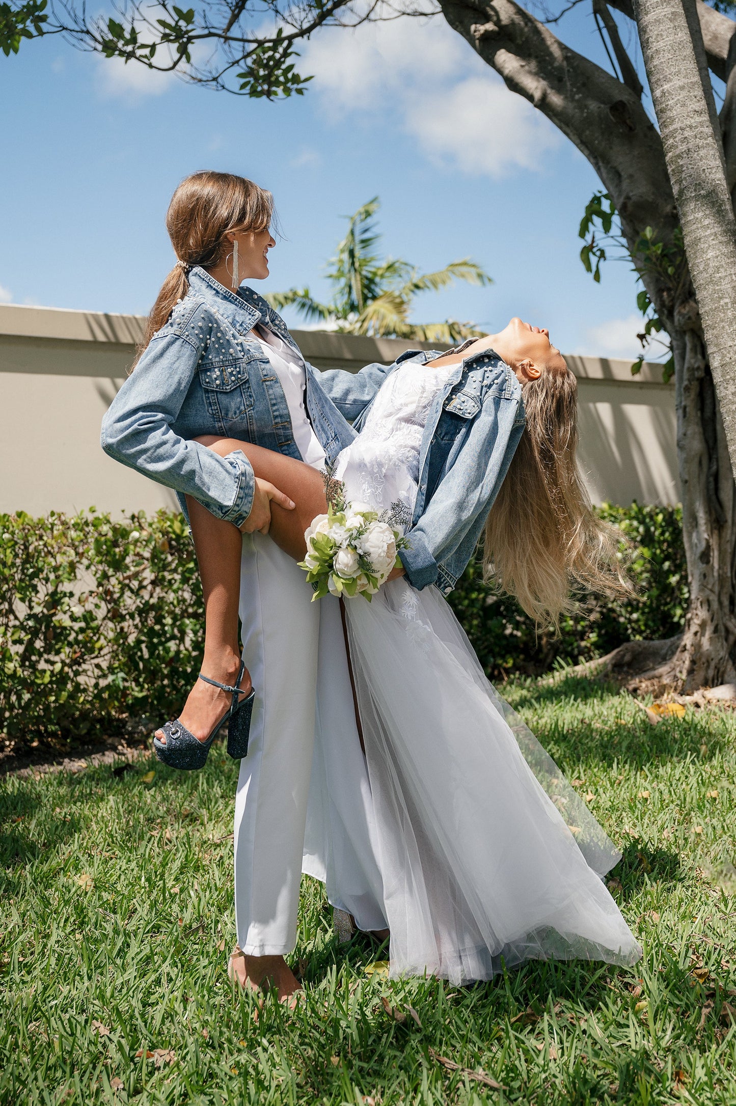 Custom Mrs. and Mrs. LGBT Wedding Jackets - Custom jackets