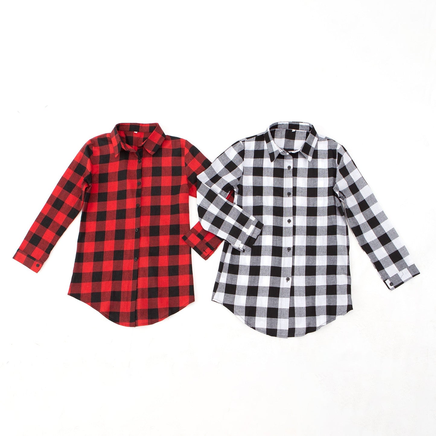 Custom Plaid Buffalo Bridesmaid Shirts Buttons up - Kids