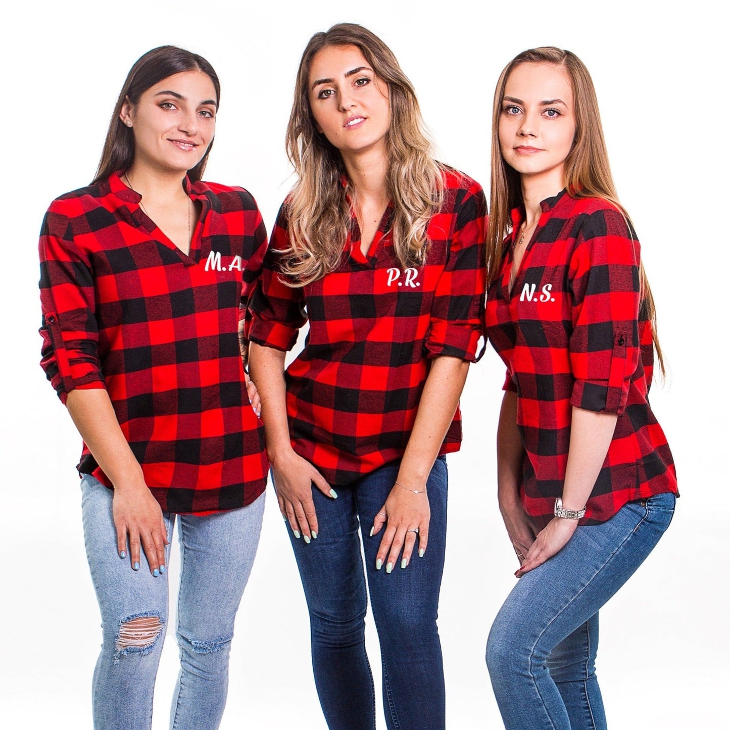 Custom Plaid Buffalo Bridesmaid Tunics - Kids clothes