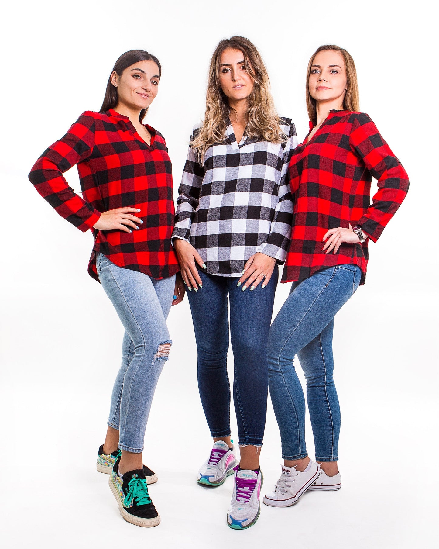 Custom Plaid Buffalo Bridesmaid Tunics - Kids clothes