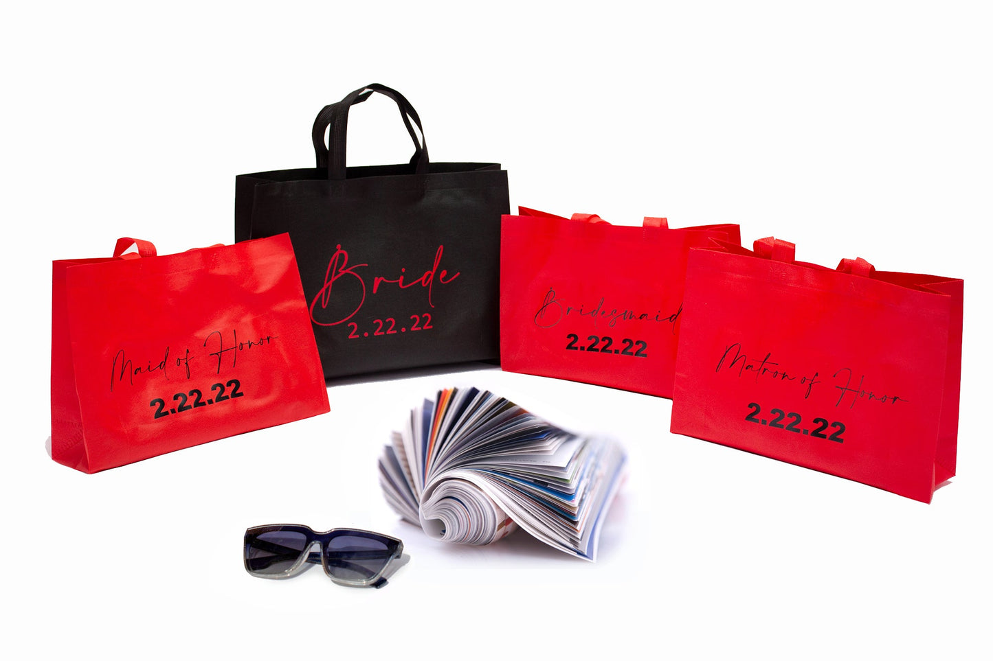 Customized Bridesmaid Gifts Tote Bags - Beach Tote Bag