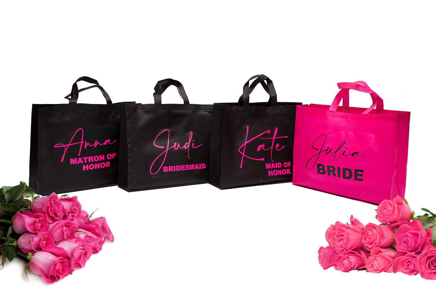 Customized Bridesmaid Gifts Tote Bags - Beach Tote Bag