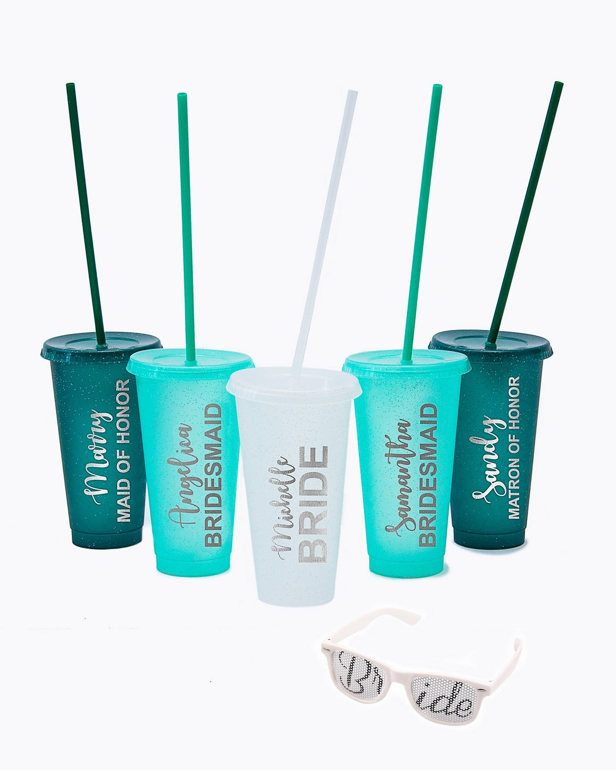 Customized Bridesmaids Plastic Tumblers - Tumblers
