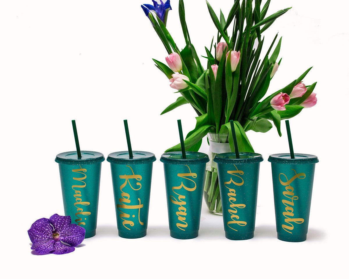 Customized Bridesmaids Plastic Tumblers - Tumblers