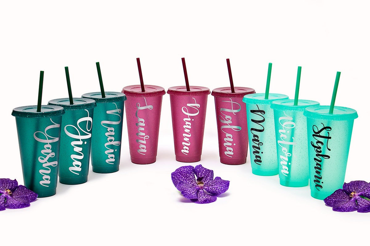 Customized Bridesmaids Plastic Tumblers - Tumblers