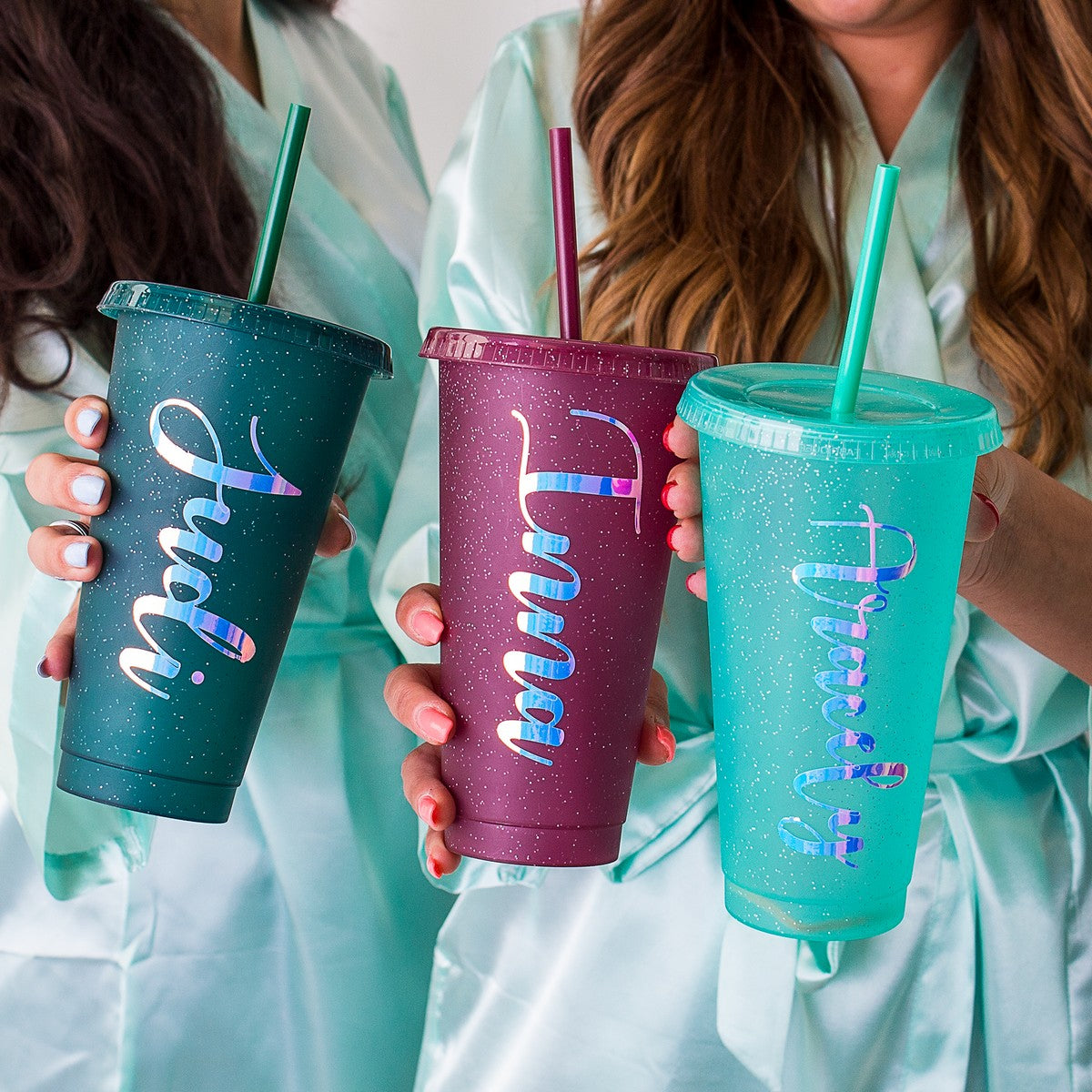 Customized Bridesmaids Plastic Tumblers - Tumblers