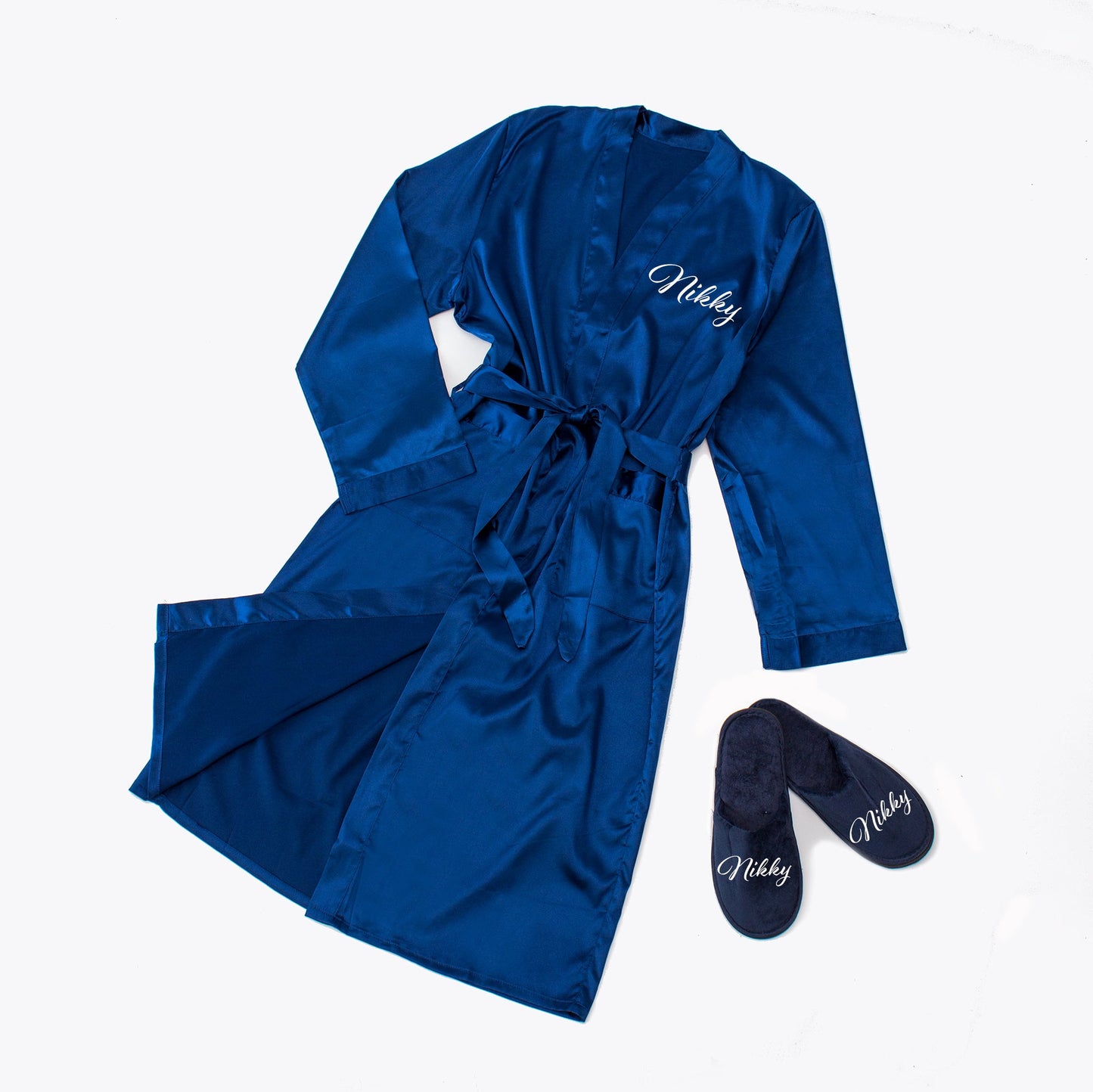 Customized Men’s Satin Robe - men’s robes