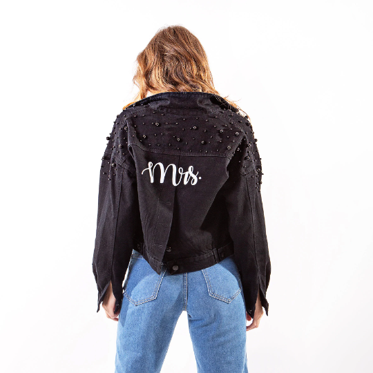 Denim Custom Mr and Mrs Couple Jackets - Custom jackets