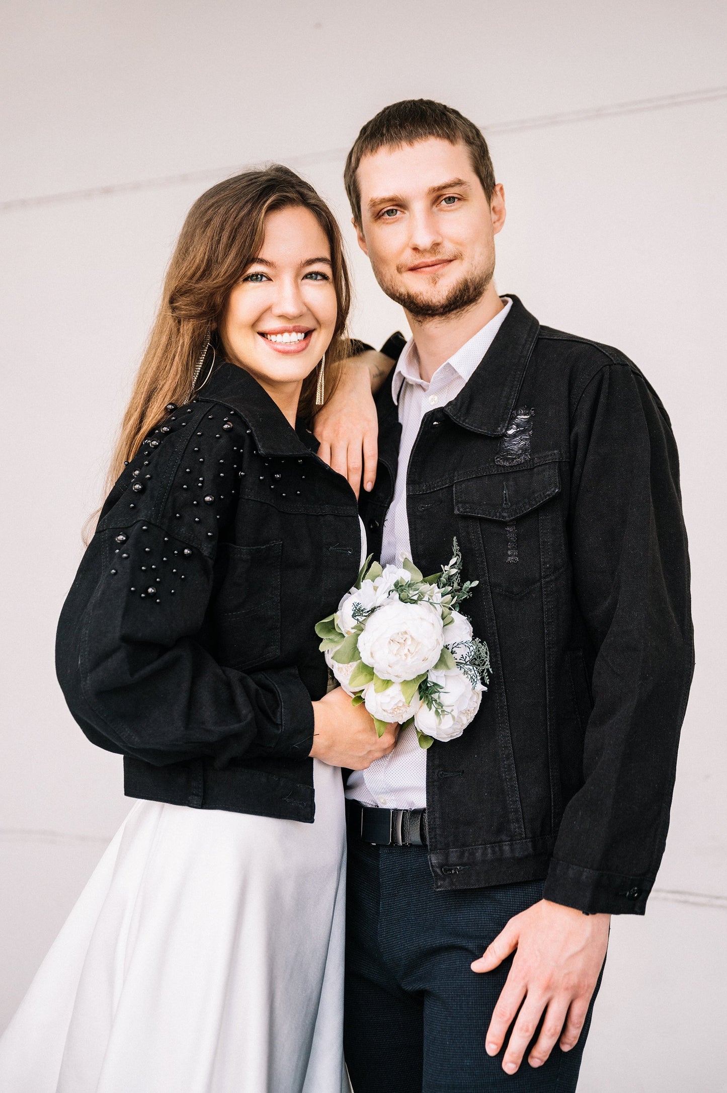 Denim Custom Mr and Mrs Couple Jackets - Custom jackets