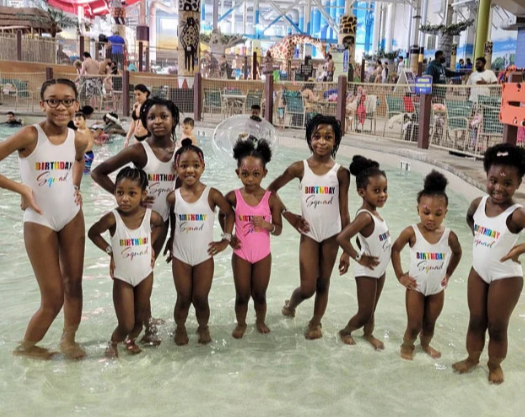 Kids Birthday Princess/Squad One Piece Swimsuit