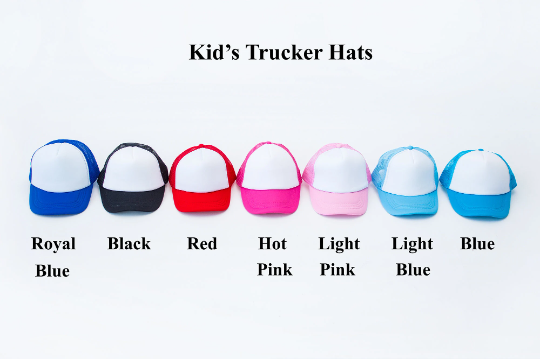Kids Customized Trucker Caps