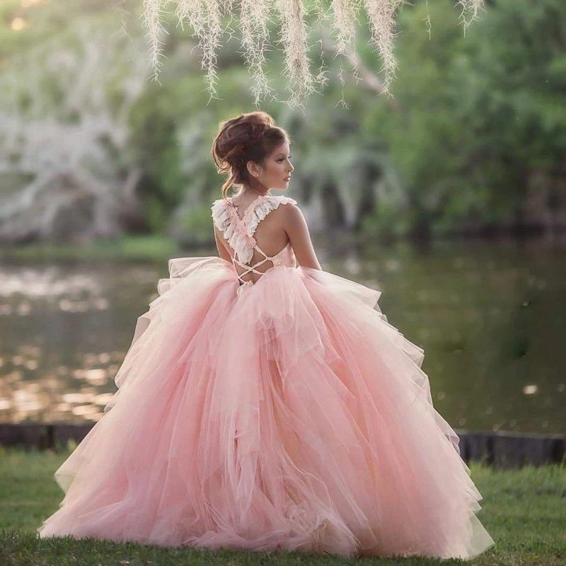 Flower Girl Dress First Communion Dress - Kids clothes