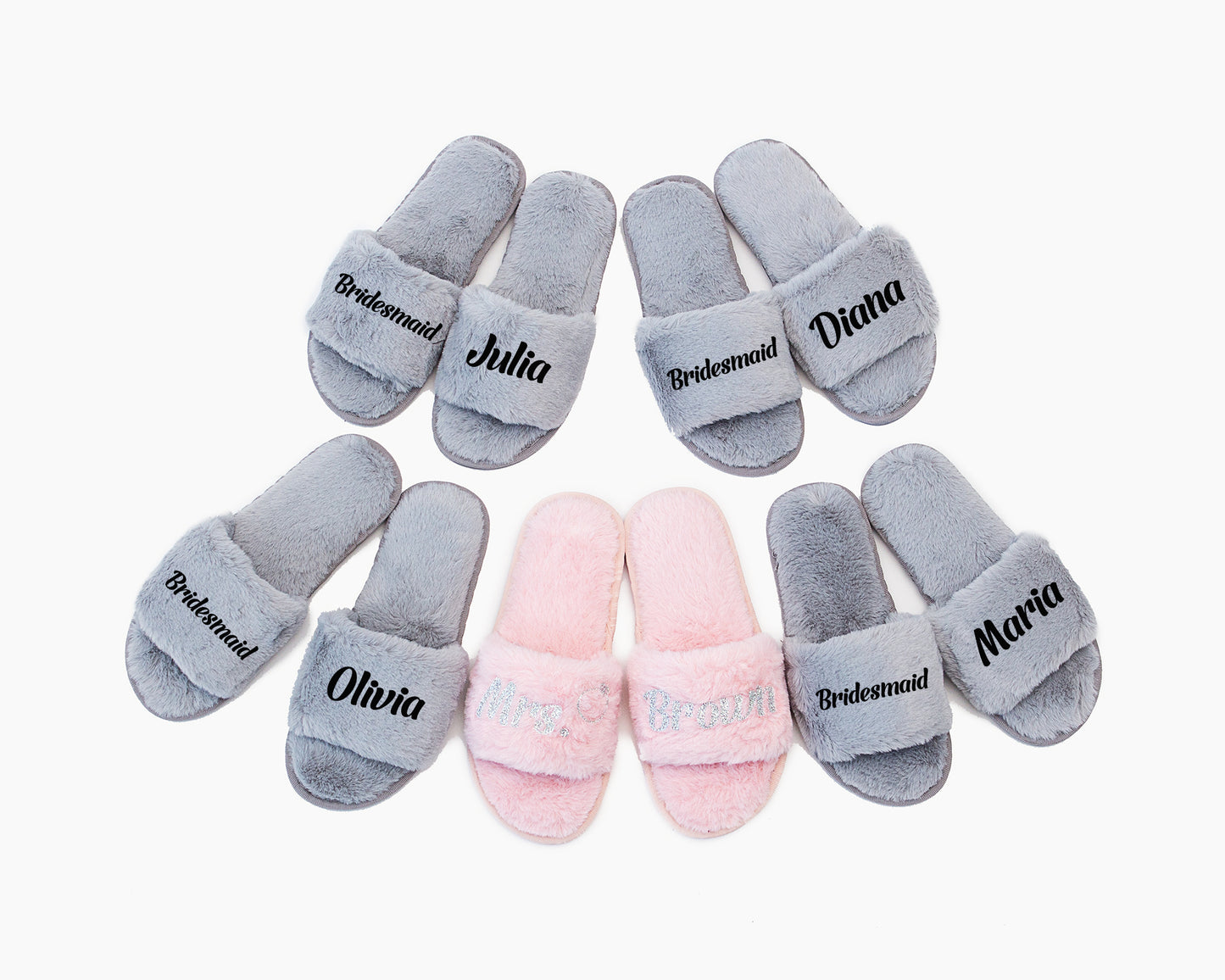 Custom Fluffy Slippers