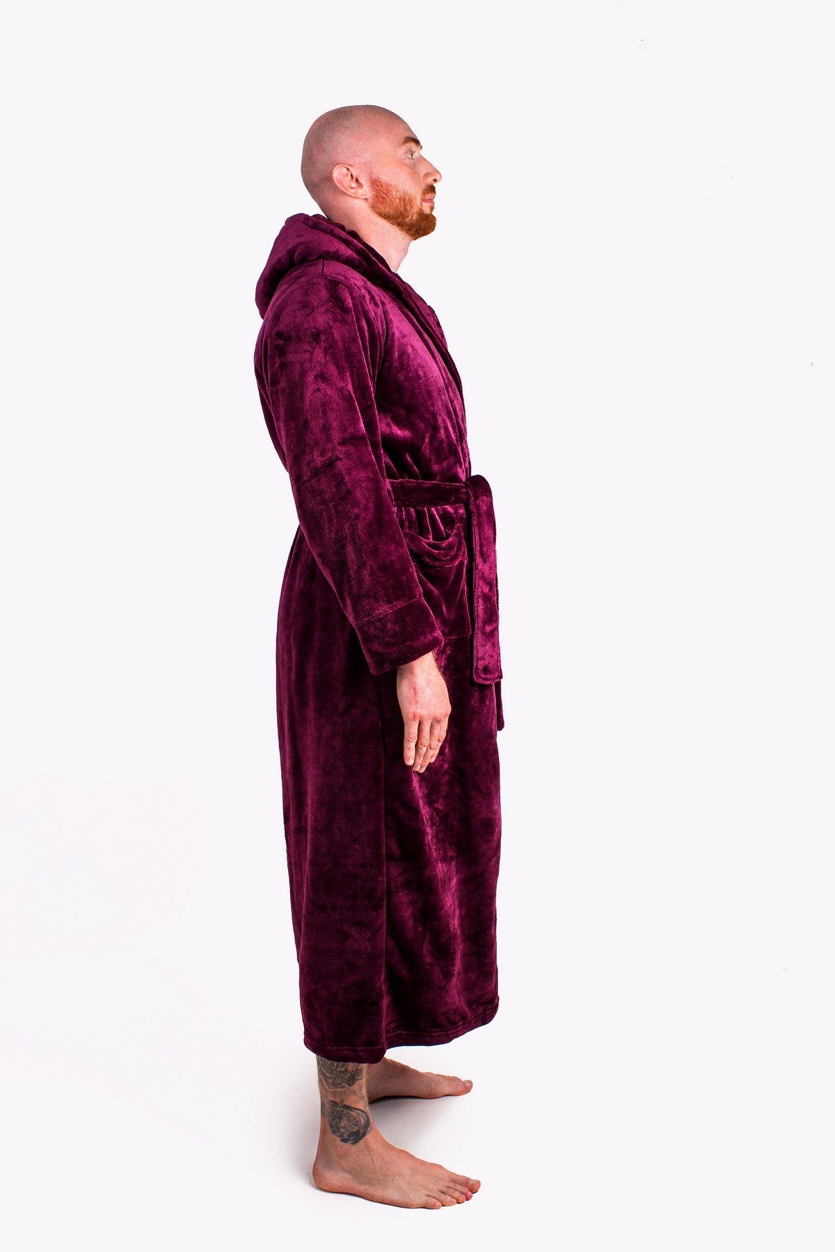 Groom Custom Hooded Long Bathrobes - custom bathrobes