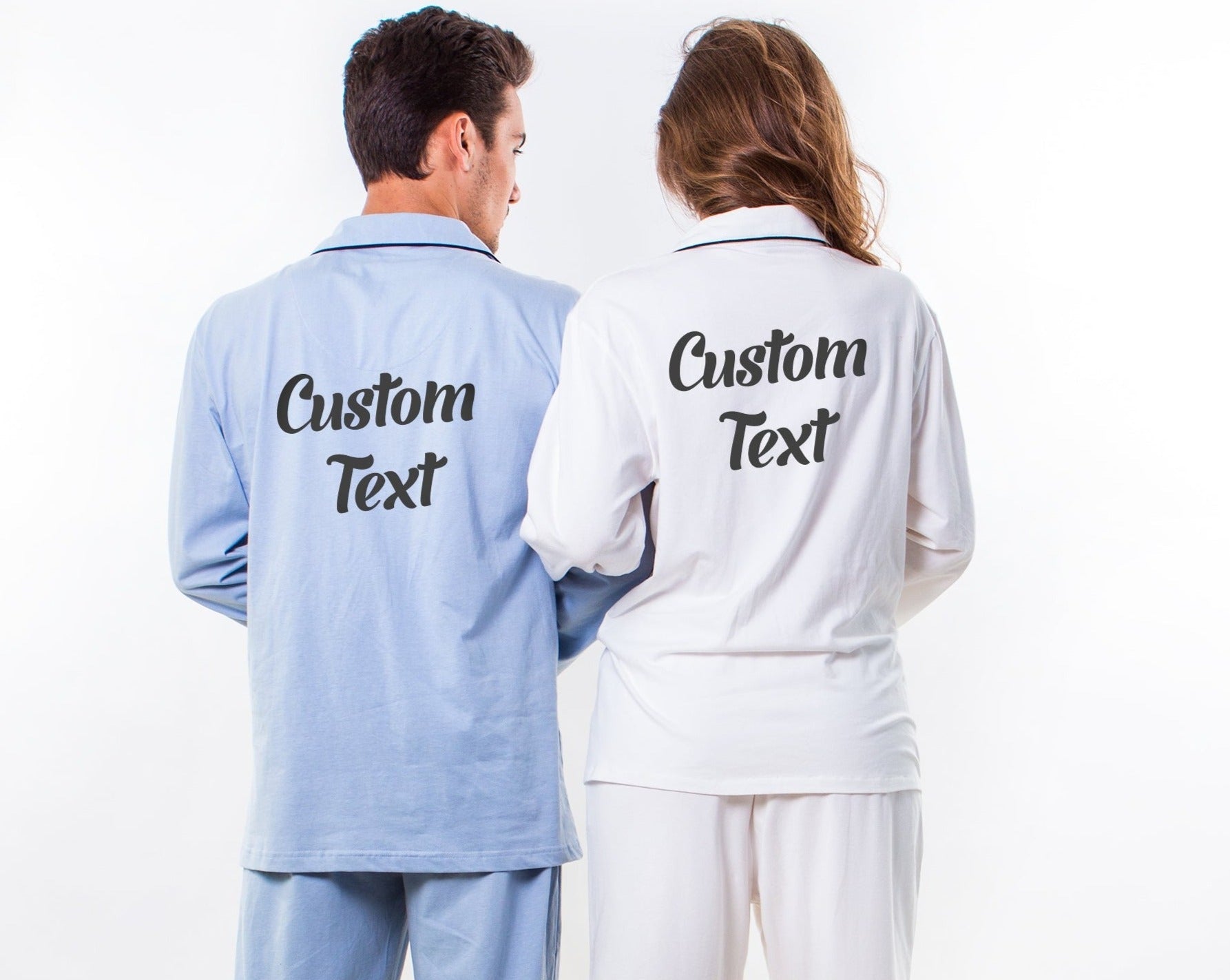  Mr Mrs Personalized Couple Jersey Shirts, Back Custom
