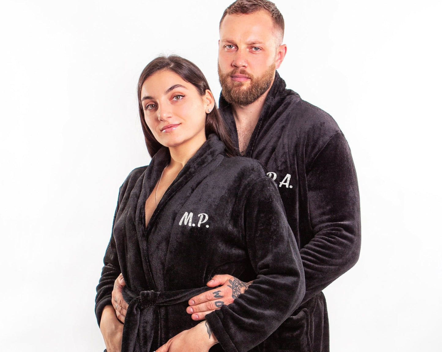 Men’s Custom Cozy Terry Bathrobe - men’s robes