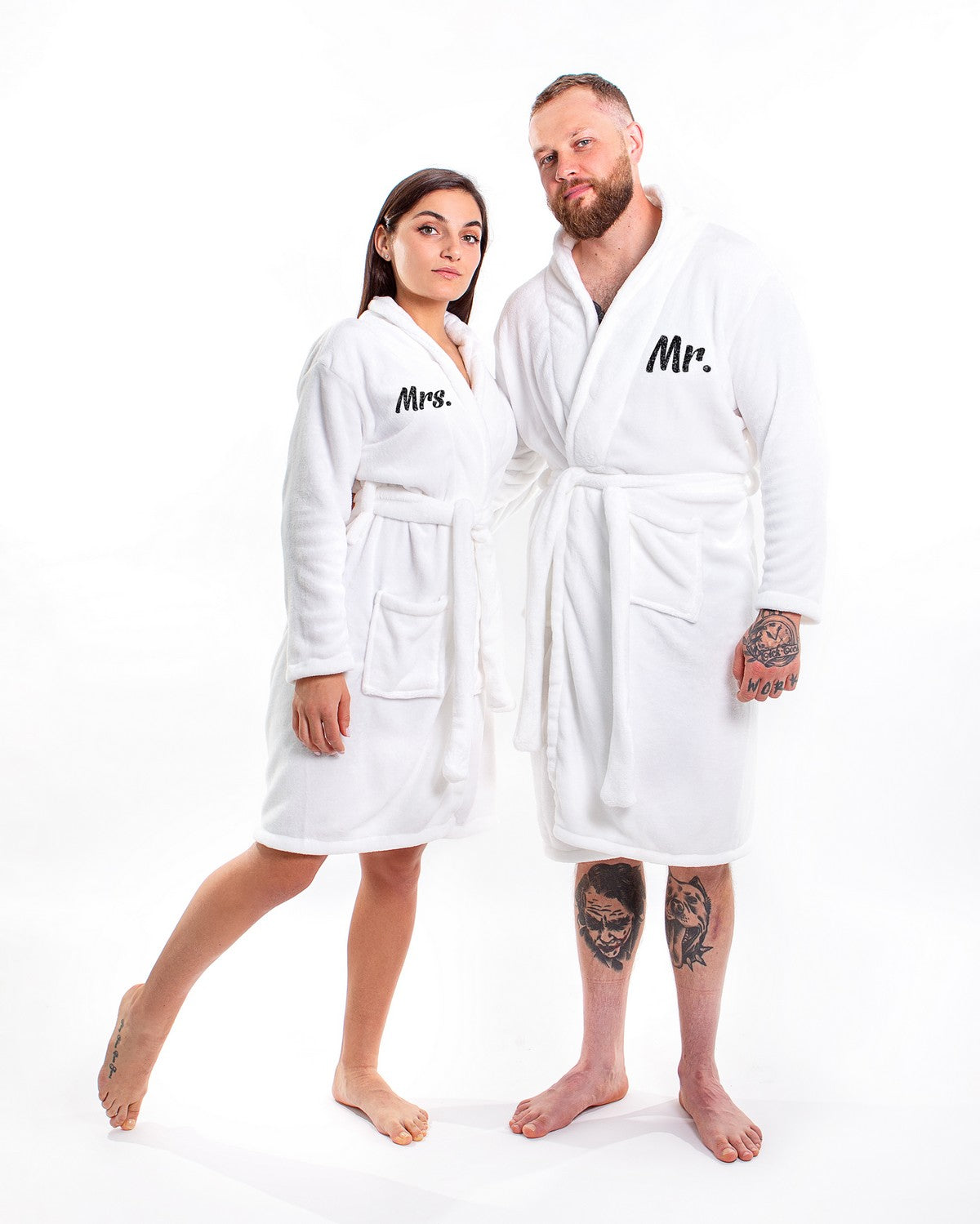 Men’s Custom Cozy Terry Bathrobe - men’s robes