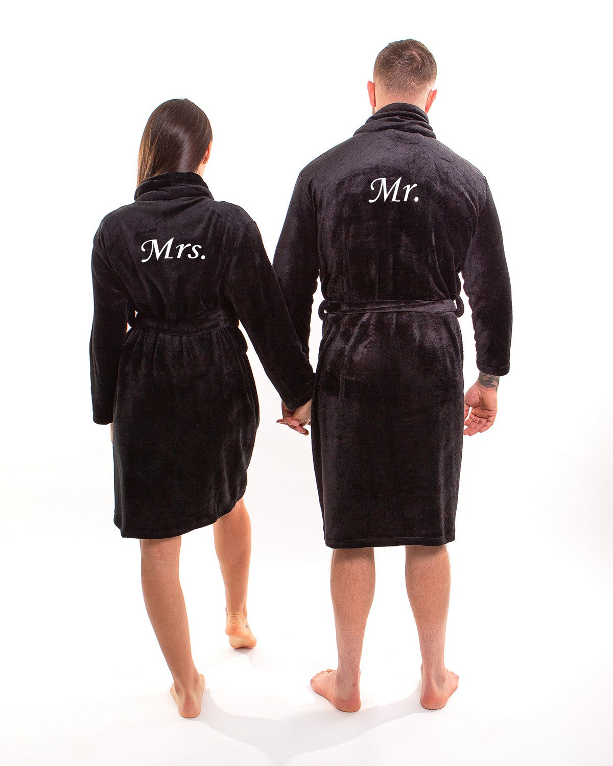 Men’s Custom Cozy Terry Bathrobe - men’s robes