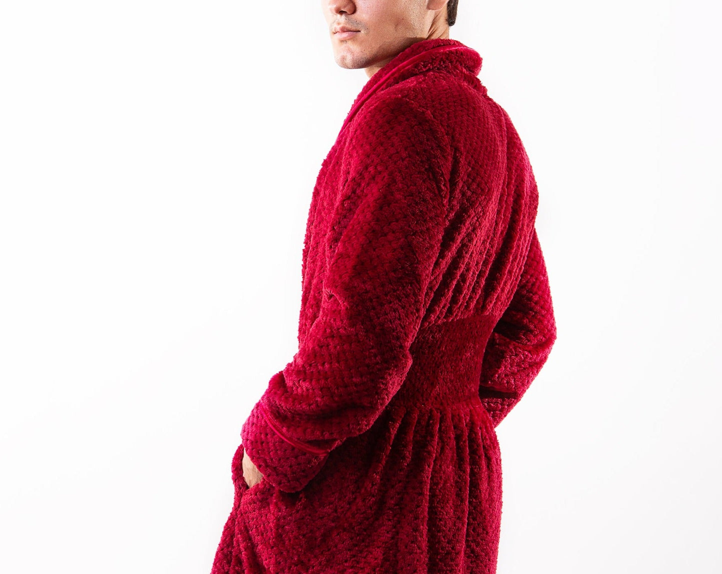 Men’s Custom Long Bathrobe Style 1 - men’s robes