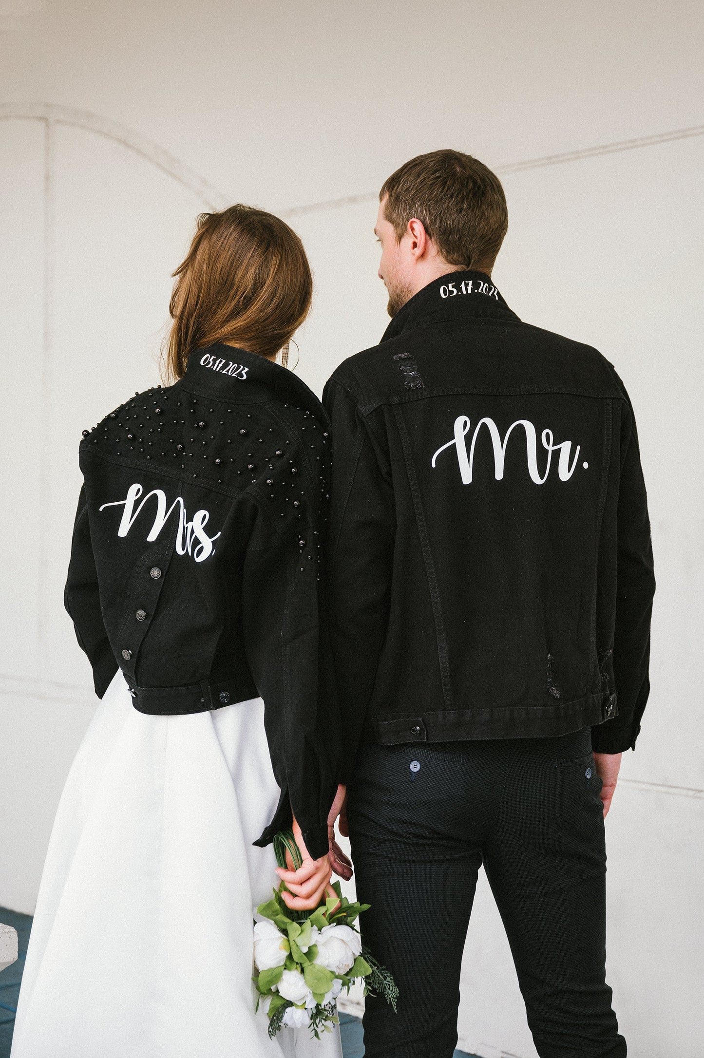 Men’s Custom Ripped Denim jacket - men’s denim jacket