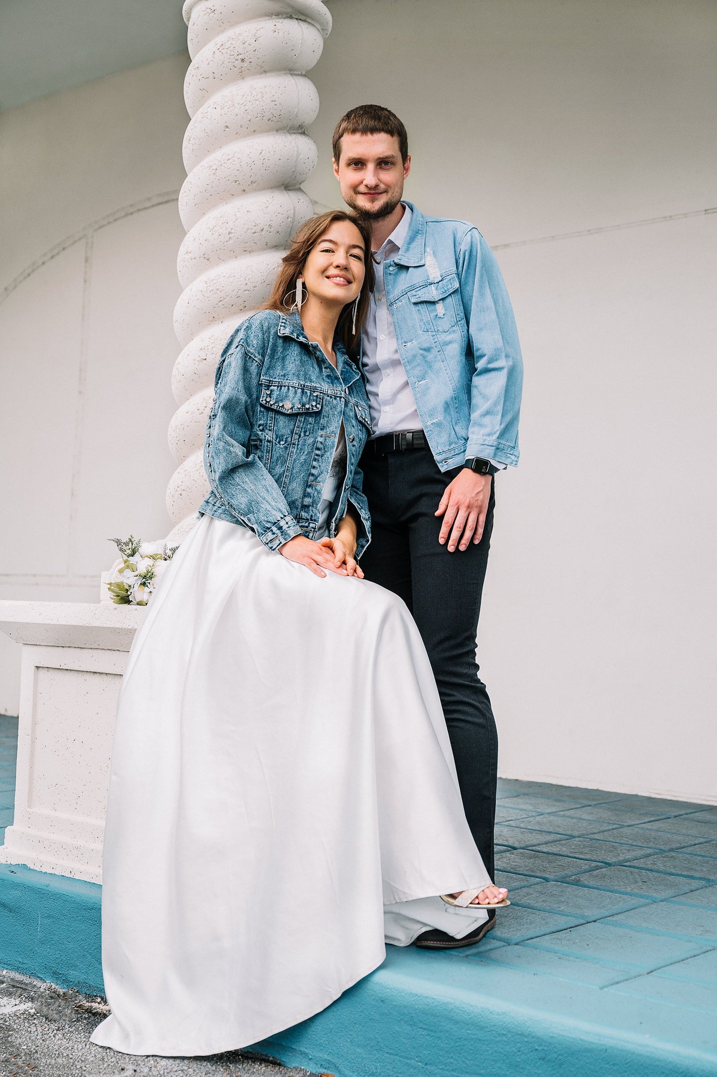 Men’s Custom Ripped Denim jacket - men’s denim jacket