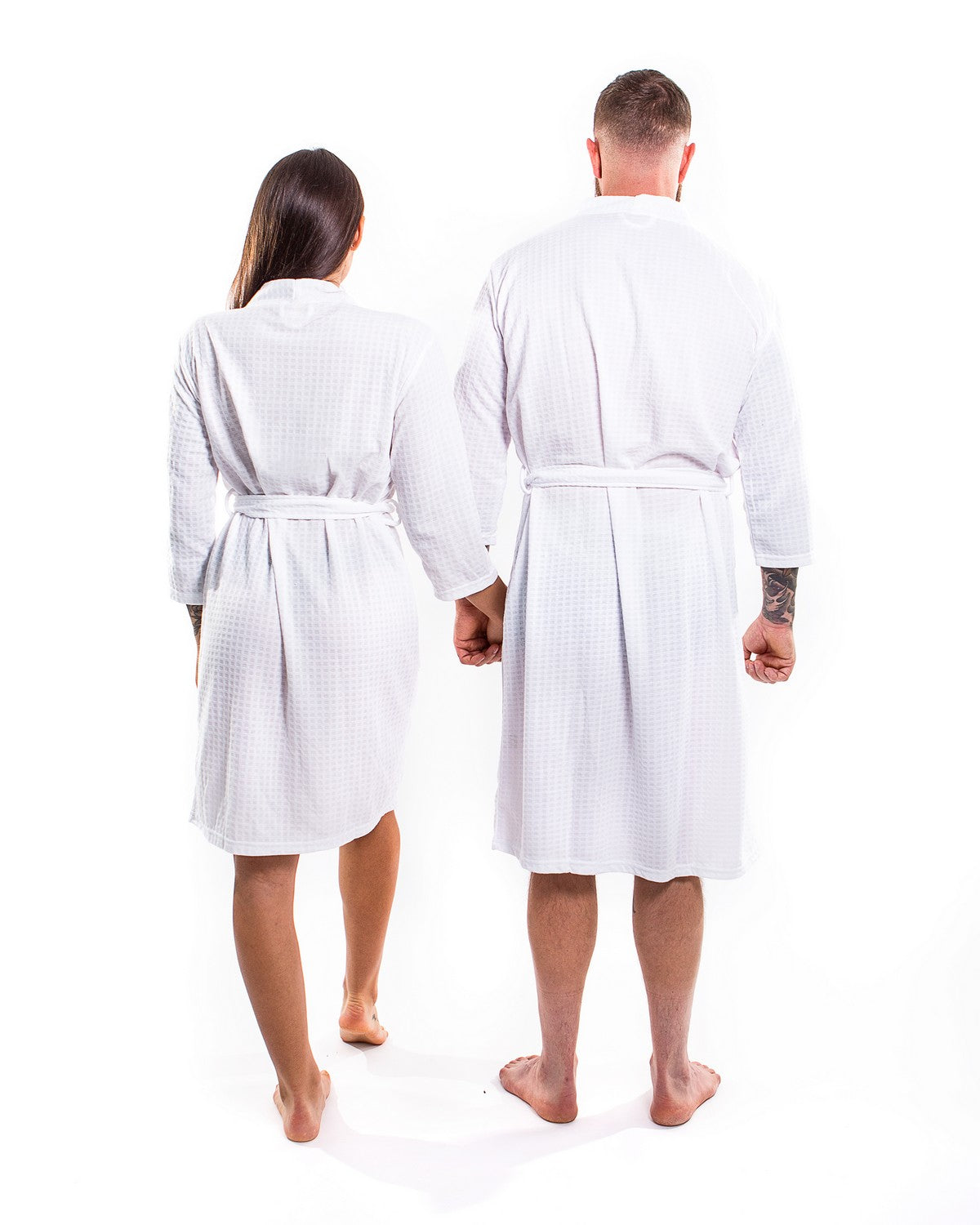 Men’s Waffle Knit Customized Robes - men’s robes