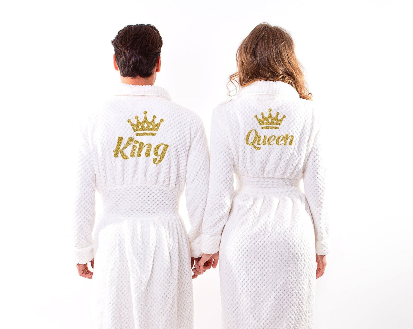 Couple Custom Long Bathrobes - custom bathrobes