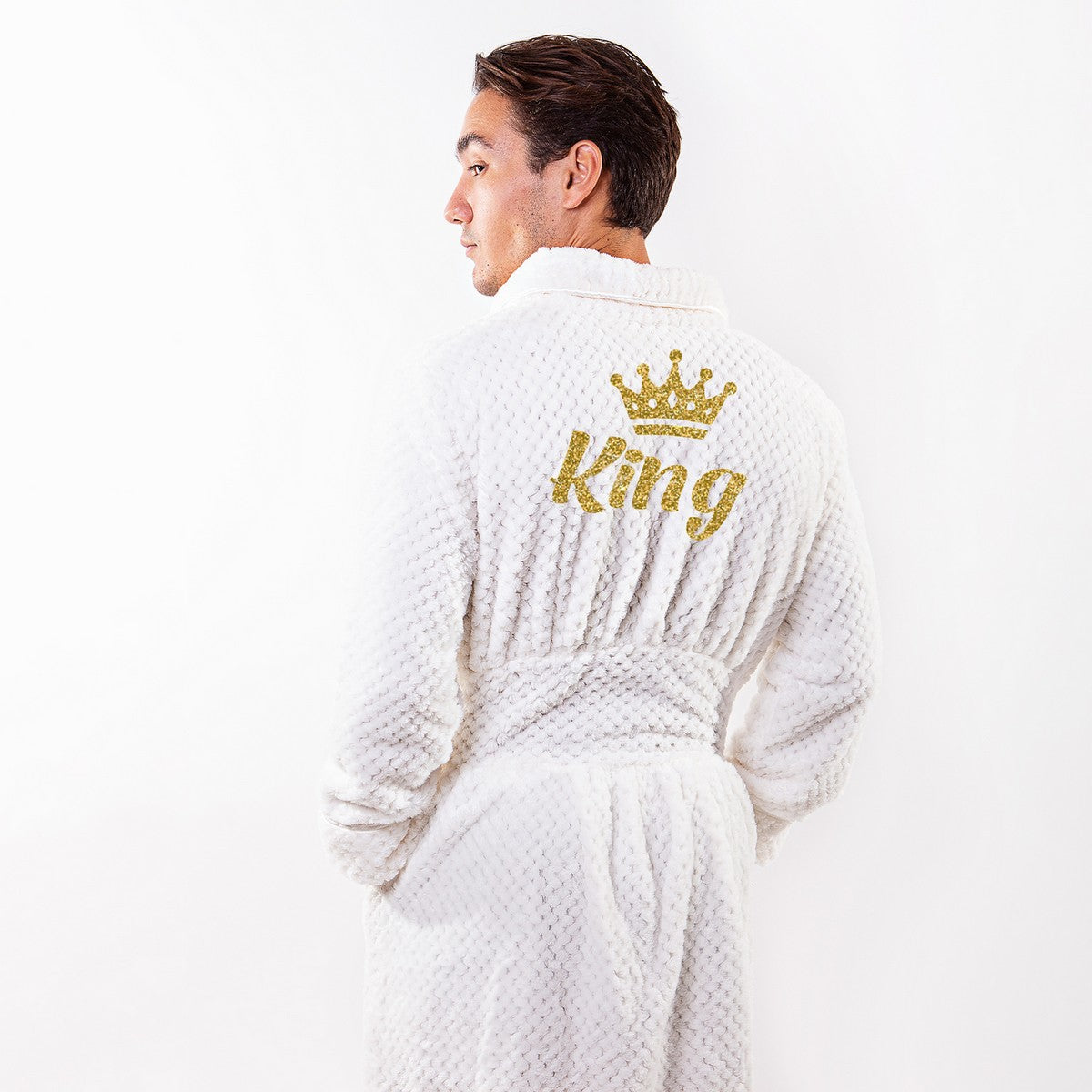 Mr and Mrs Couple Custom Long Bathrobes style1 - couple