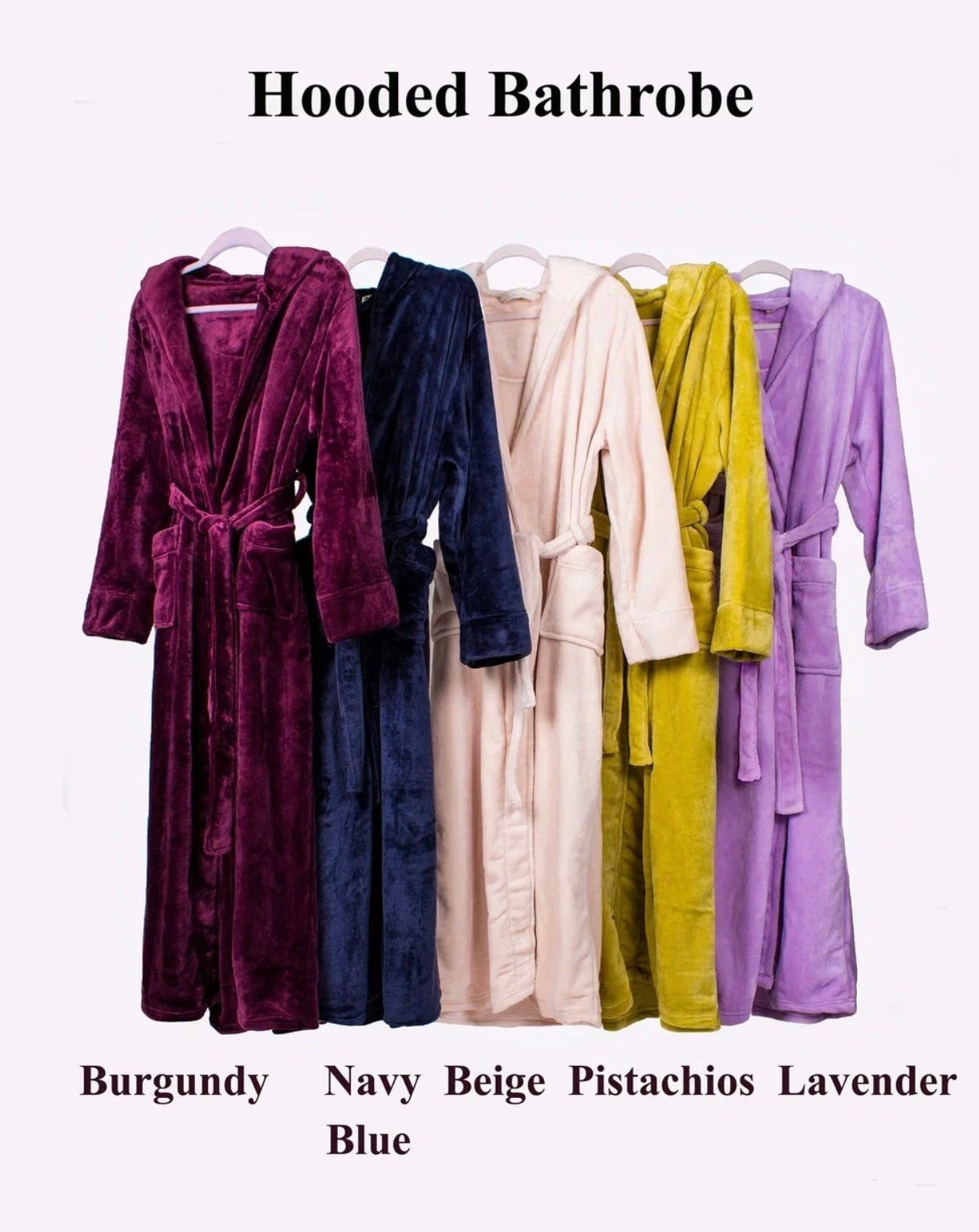 Mr and Mrs Custom Hooded Long Bathrobes - custom bathrobes
