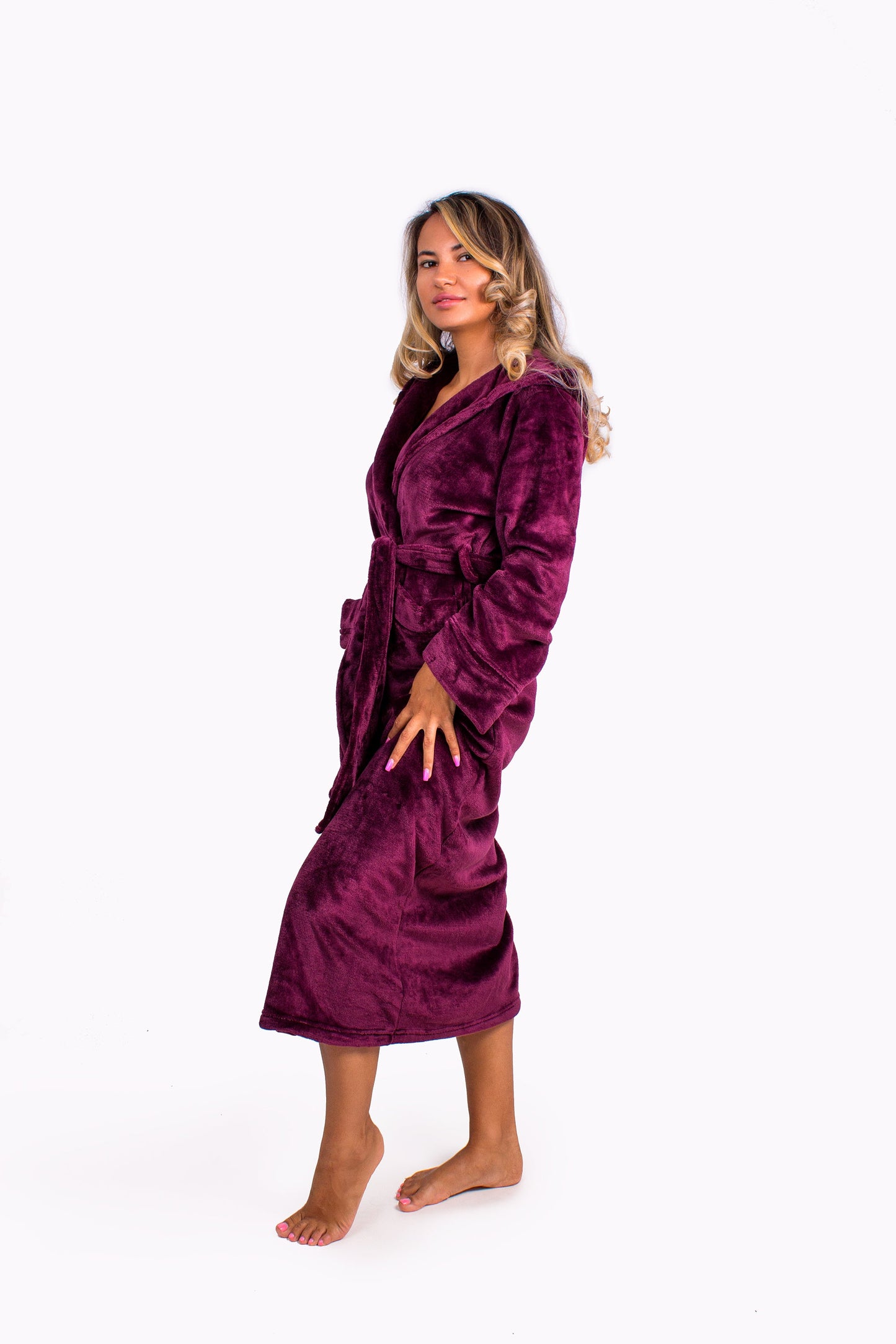 Mr and Mrs Custom Hooded Long Bathrobes - custom bathrobes