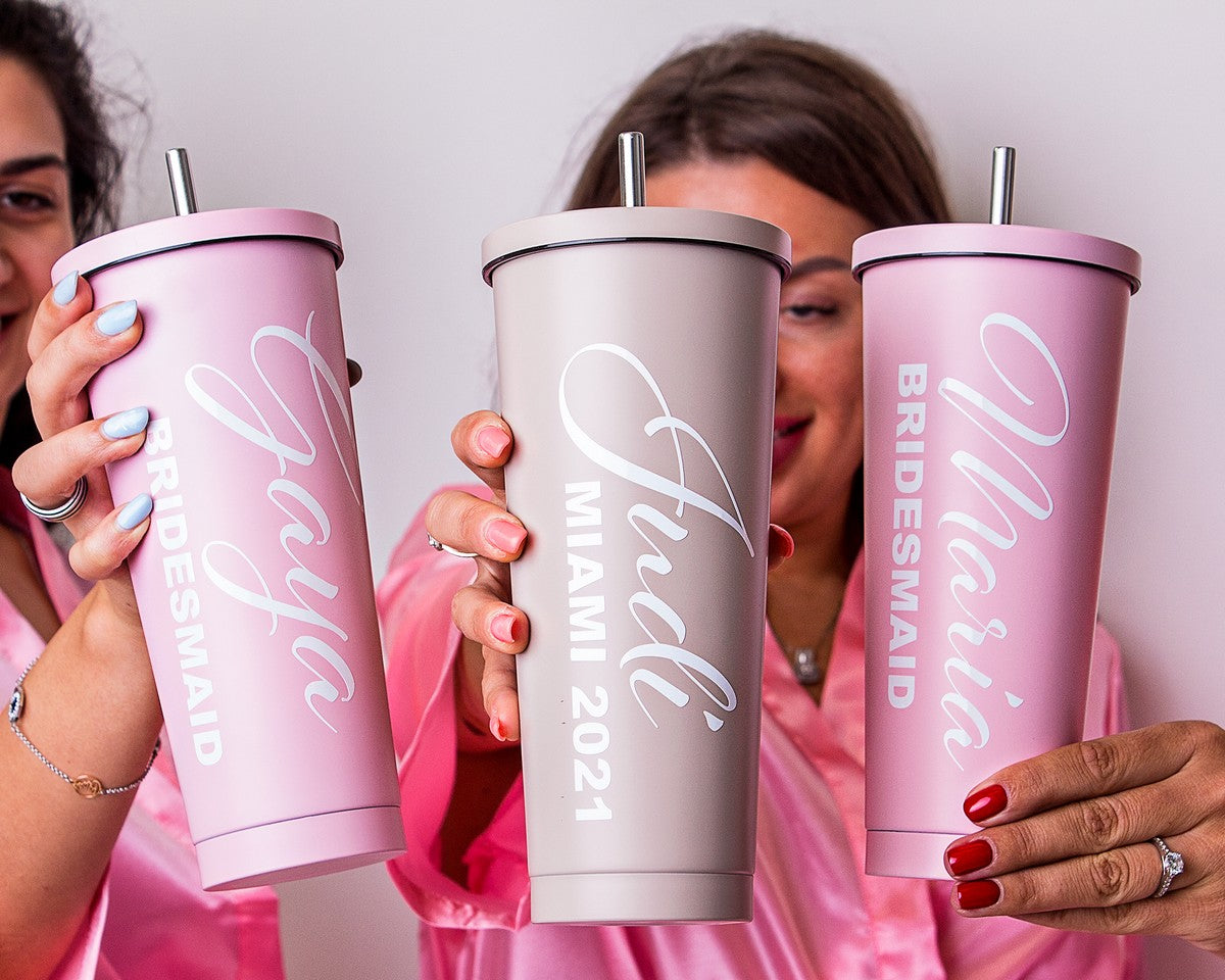 Personalized Party Metallic Tumblers 24 oz - Tumblers