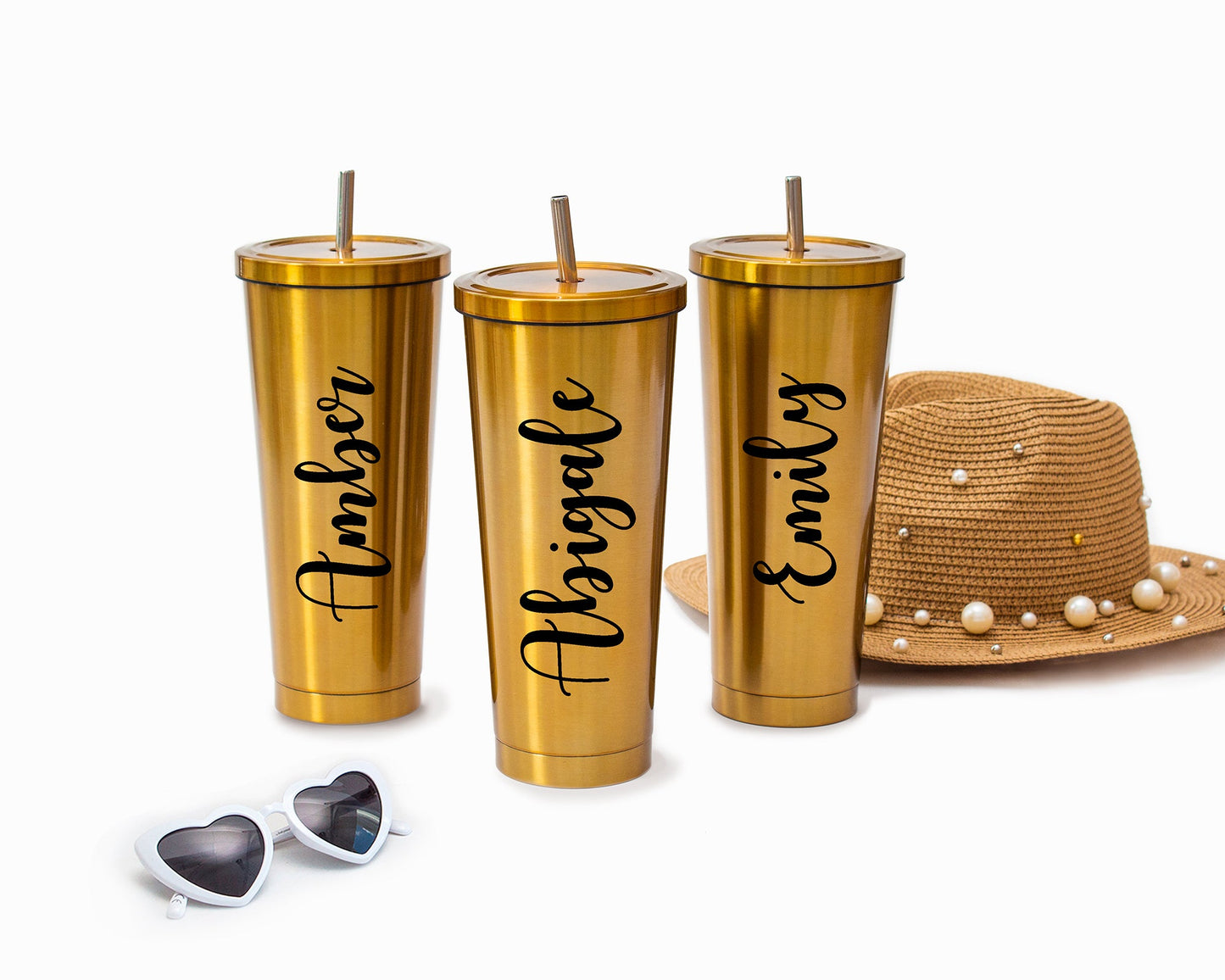 Personalized Party Metallic Tumblers 24 oz - Tumblers